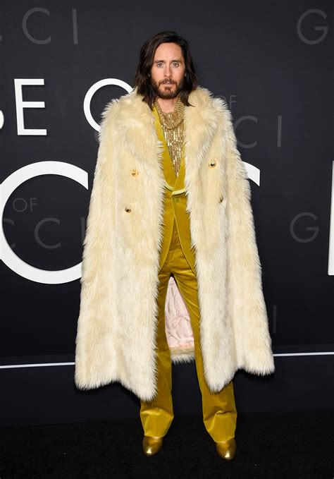 jared leto the north face gucci|Jared Leto Gucci Outfit at ‘House of Gucci’ NYC Premiere: .